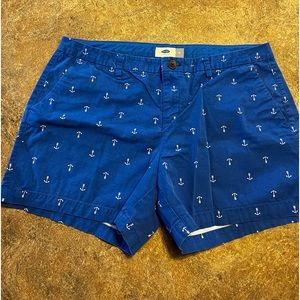 Old Navy Anchor Print Cotton Short size 12